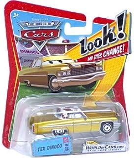 Disney / Pixar CARS Movie 1:55 Die Cast Car with Lenticular Eyes Series 1 Tex Dinoco