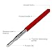 Tinksky Telescopic Teachers Pointer,Teaching Pointer,Hand Pointer Extendable Telescopic Retractable Pointer Handheld Presenter Classroom Whiteboard Pointer (Red)