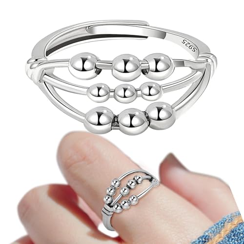 Lyanny Fidget Ring mit Perlen Spinner