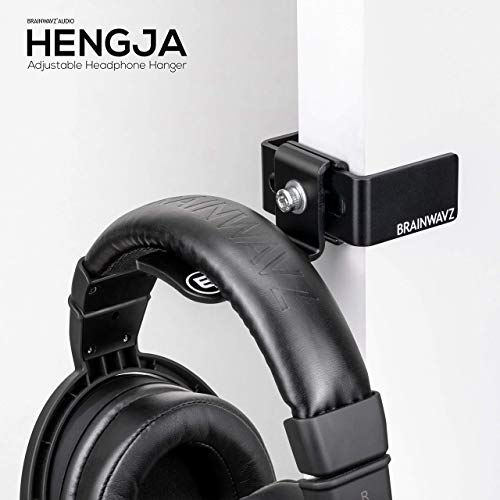 BRAINWAVZ Hengja - The Desk Headphone Stand Hanger Mount, All Metal, Rotatable Mount, PC & Gaming Headset Holder by BRAINWAVZ - Used condition - Image 2