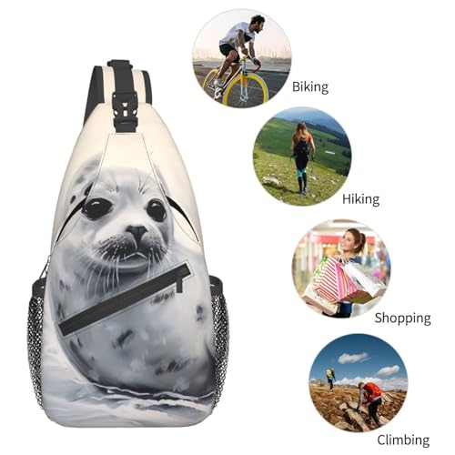 Bolso cruzado tipo sling para hombre y mujer miniatura 6