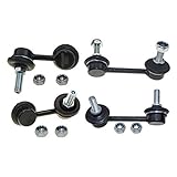 DLZ 4 Pcs Suspension Kit-2 Front 2 Rear Sway Bar Stabilizer Bar Compatible with 2003 2004 2005 2006 2007 2008 2009 2010 20111 Honda Element K80465 K80466 K90454 K90455