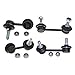 DLZ 4 Pcs Suspension Kit-2 Front 2 Rear Sway Bar Stabilizer Bar Compatible with 2003 2004 2005 2006 2007 2008 2009 2010 20111 Honda Element K80465 K80466 K90454 K90455