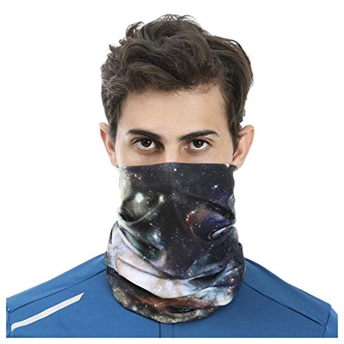Preisvergleich Produktbild WiHoo Mund-Nasen-Maske - Schlauchtuch, Schal, Kopftuch, Stirnband, verschiedenste Designs, Unisex, 10 Tragevarianten