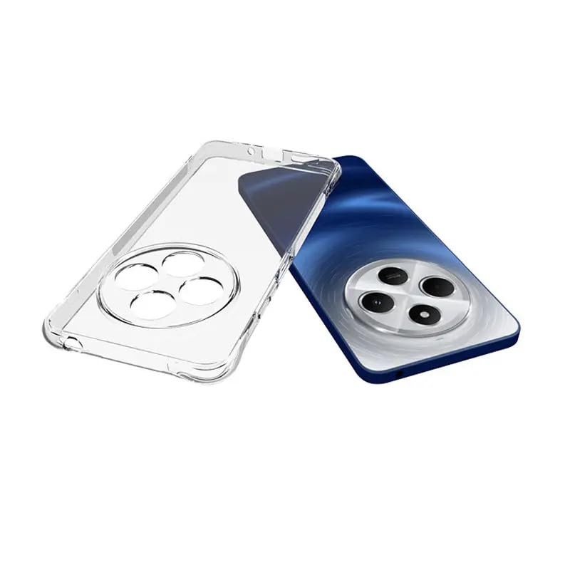 Image of Back Clear Cover case for [Redmi A4 5G] Transparent Boom Back Cover Case for [Redmi A4 5G] TPU BumB - Transparent