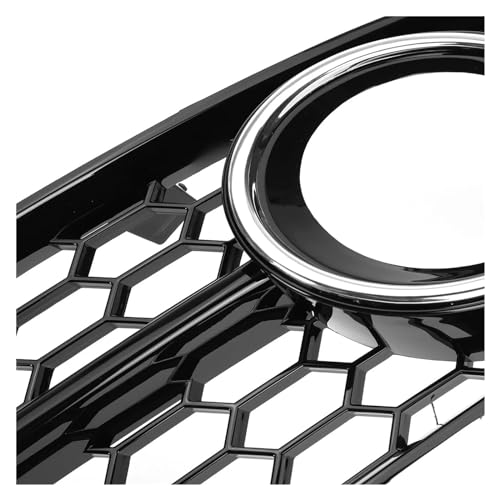 Rejillas de panal para Audi A4 B7 S4 con acabado negro brillo resistente 4