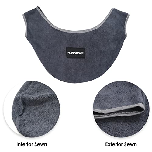 Mangrove Bowling Ball Polisher, Microfiber Bowling Towel See-Saw For Bowlers, Large Washable Bowling Shammy Seesaw, Ball Cleaner Holder Bag (Gray 2-Pack) #TOP2