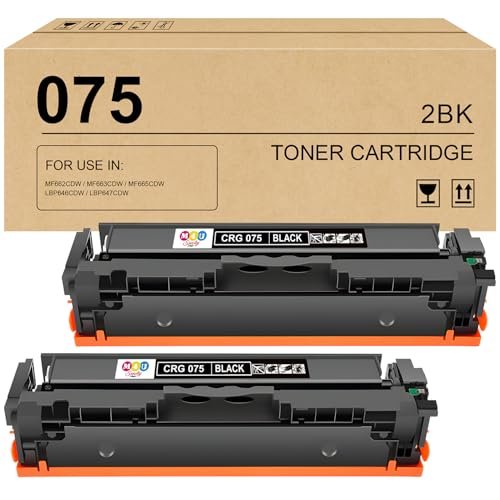 Cartouche de toner noir 075H pour Canon ImageCLASS MF662Cdw et LBP646Cdw