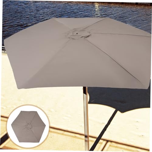 Toile de rechange pour parasol de terrasse jardin imperméable 3m - 5