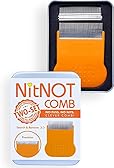 NitNOT - Pettine per trattamento pidocchi e lendini per ogni capello. Pettinino bambini e adulti, e shampoo antipidocchi