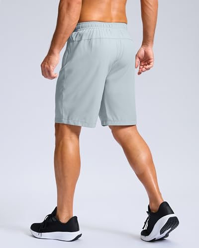 Image of G Gradual Men's Athletic Running Shorts with Zipper Pockets Quick Dry 7 inch / 5 inch / 9 inch Workout Gym Shorts for Basketball Hiking
