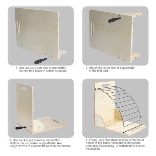 Rangement de porte-bloc-notes en métal vertical pour classer et protéger vos supports