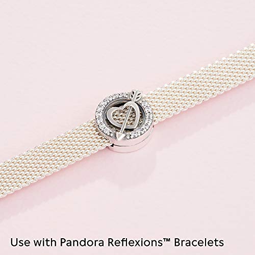 Pandora Jewelry Reflexions Heart and Arrow Clip Cubic Zirconia Charm in Sterling Silver4