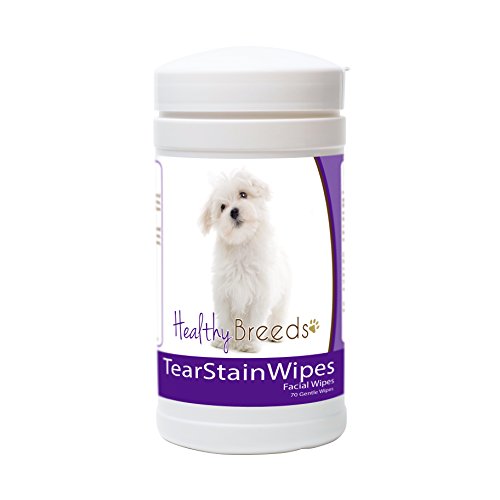 Image of Healthy Breeds Maltese Tear Stain Wipes 70 Count