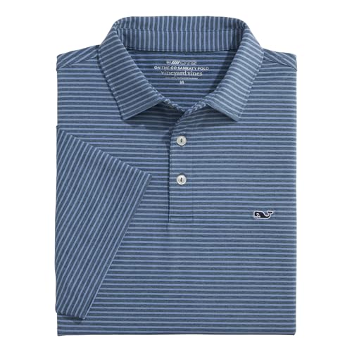 Image of vineyard vines Men's Bradley Stripe Sankaty Polo
