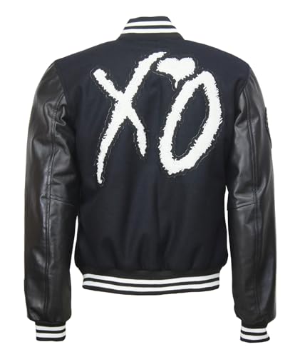 The Week nd XO Tour Black Varsity Letterman Jacket