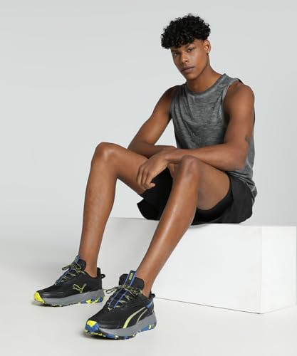 Miniatura 2 de Puma Tenis Unisex Para Adultos Extend Lite Trailrunning, Negro-Lima Pow-Cobalt Glaze, 44 Eu