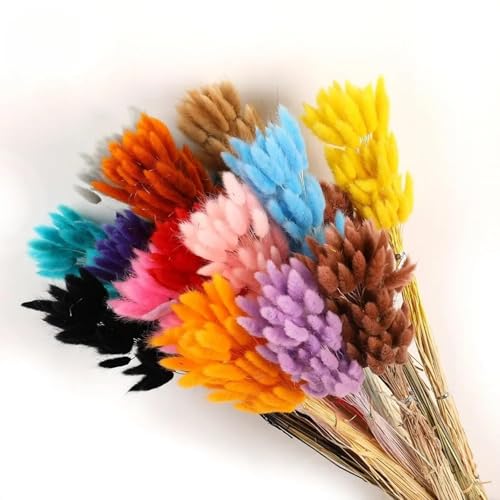 Decoración de Hierba Pampas Secas 100 Pcs 45 cm miniatura 2