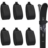 Utilisation du produit : les sangles pour skis permettent de regrouper proprement différents skis de montagne pour un rangement ordonné, ce qui les rend idéales pour les magasins d'équipement de ski.