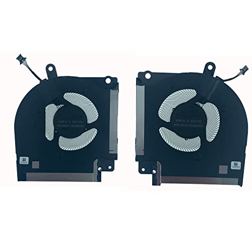 Rangale Ventilador de refrigeración de CPU y GPU para portátil Dell Alienware X17 X17 R1 X17R1 DC12V Series EG50061S1-1C050-S9A EG50061S1-1C040-S9A CN-09DNWT CN-0X63JW
