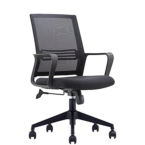 Duriano Silla de oficina ergonómica con respaldo de malla transpirable y ajustable en altura, silla de escritorio de malla para computadora, silla de trabajo con función de inclinación para oficina en Cover