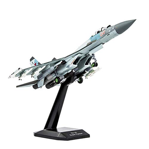 Lose Fun Park 1：100 Su-35 Fairchild Republic Metal Model Airplanes Diecast Military Plane Model Fighter Model Airplane With Stand #TOP20