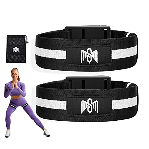 Booty BFR Occlusion Bands for Women Glutes with 8-Week Hip Building Guide.Blood Flow Restriction Bands for Workout Equipment.Fabric Resistance Butt Bands for Lift Your Butt,Thigh,Squat,Fitness…