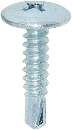 TIMco 00016WHSD BZP PH2 Philips Wafer Head Self-Drilling Screw 4.2 x 16 - Zinc (Box of 1000)