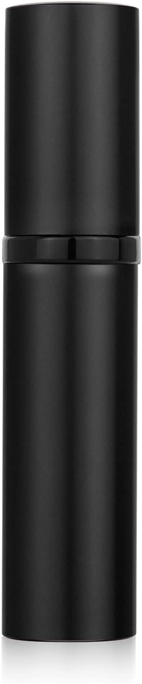 Parfumverstuiver, draagbare reisformaat parfumflessen, dispensers, verstuivers met pomp voor dames en heren, 5 ml/zwart