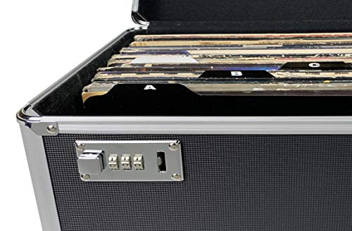 Vaultz Vinyl Record Storage Dividers A-Z - 26 Record Holder Organizer Guides - Alphabetical Vinyl Lp Dividers For Album Crate, Collection Library Bin, Black #TOP3