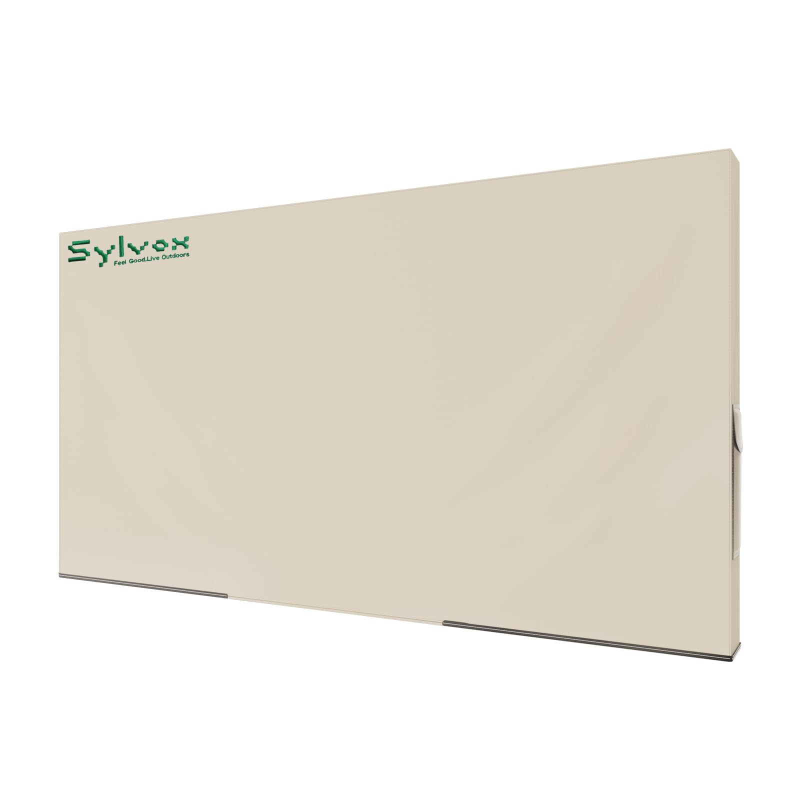 SYLVOX Outdoor TV Cover, 600D TV Cover for 50 to 55 inches TV, Waterproof, Weatherproof and Dust-Proof TV Screen Cover with Remote Control Pocket, Perfect for outdoor TV protection, Khaki