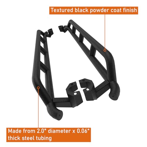 Nerf Bars Rock Slider para Jeep Wrangler JK 2007-2018 miniatura 6