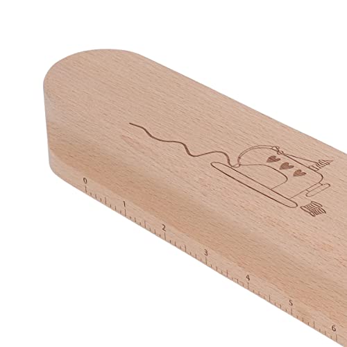 Clapper de alfaiate, Faia Bamboo Groove Side Fácil de segurar Costuras planas e claras Ferramenta de
