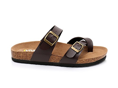 Wtw Men's Arizona Cork Footbed Sandals - Slip On Beach Slide Slipper Shoes With Adjustable Metal Buckle Strap For Men, Causal Style #TOP1