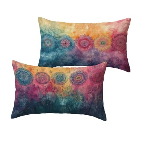 Taie oreiller rectangulaire velours 30x60 imperméable pour lit - 2