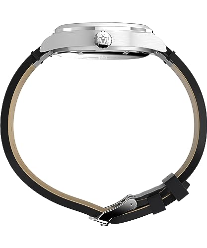 Image of Timex Waterbury 39mm Men's Analog Watch | Durable Stainless Steel Case | Day and Date Window | Durable Design | 100M Water Resistance