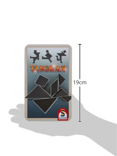 Tangram de Voyage en Bois dans une Boîte Métallique Pratique Neuf - vue 9