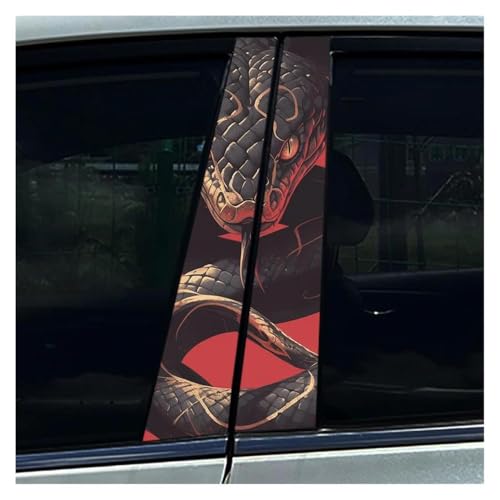 Protection pilier B de voiture haut de gamme Black King Snake anti-rayures