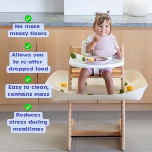 image for CATCHY -Food Catcher-Compatible with Stokke Tripp Trapp High Chair +11