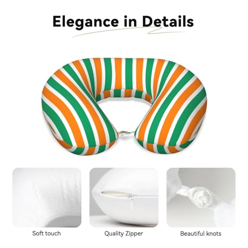 Almohada de viaje espuma viscoelástica U 30x25 cm miniatura 3