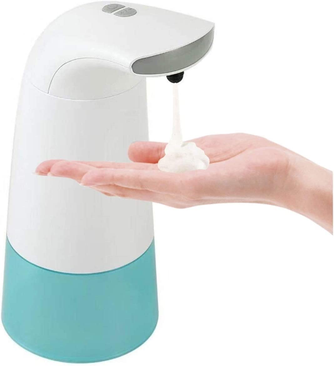 FBJAMZ Touchless Automatic Soap Dispenser,Hands Free Liquid Soap Dispenser for Kitchen, Bathroom, Hotel Hospital Effortless Hygiene with Adjustable Volume