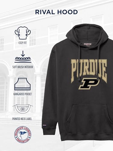Image of JanSport NCAA Officially Licensed Rival Hoodie, Long Sleeve Unisex Sweatshirt, Cotton-Polyester Blend, Double-Layered Hood