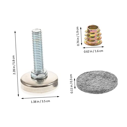 Niveladores de muebles para suelos irregulares de cocina y terraza pack de 8 patas ajustables 5