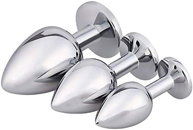 Amazon.com: Plug Emporium Hotwife Life Red Metal Butt Plug Adult Toy Choose  Your Size or Set of 3 : Health & Household