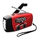 Produktbild Peedeu Tragbares Kurbel-Radio,Handkurbel-Notfunkgerät Mit Taschenlampe, Tragbare Wind Up Radio Eingebaute 1000mAh Power Bank,3 LED Leselampe Für Camping,Reisen, Outdoor