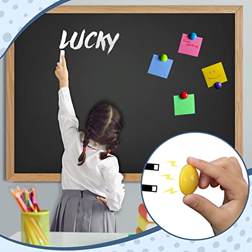 Kanayu 39 X 24 Inches Blackboard Magnetic Wall Magnetic Chalkboard Contact Paper Large Framed Wall Chalk Board Sticker With 4 Wood Grain Magnetic Borders For Kids Classroom Kitchen Restaurant Menus #TOP3