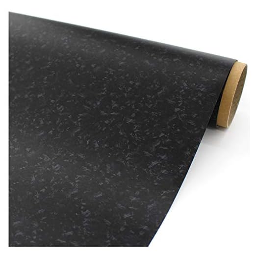Smidd kolfiber-folie, bilinpackning, fordon, foliering, bil, kolfolie, bilstyling (Matt, 20 x 145 cm)