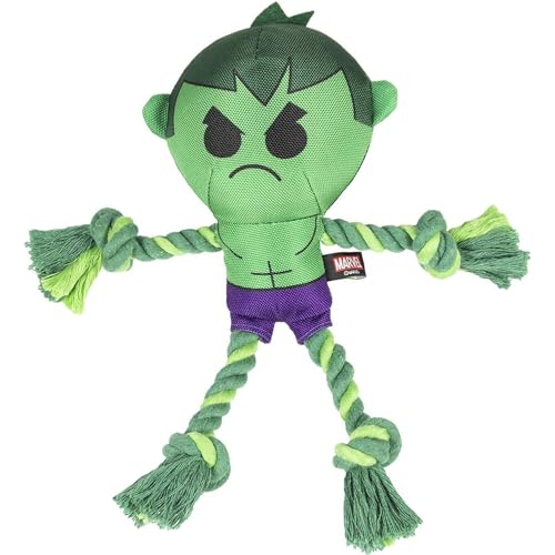Cerdá - for Fan Pets / Zahnseil Plüschtier von Hulk - Offizielle Lizenz von Marvel
