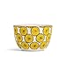 Paddywax Candles Boheme Collection Candle in Hand Painted Ceramic Bowl, 12.5-Ounce, Black Coconut and Amber