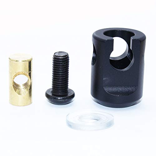 HRCHCG Archery Bow Stabilizer Quick Disconnect Mounting Bracket 90 Degree (Black) - Thumbnail 4